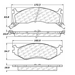 Centric C-Tek Ceramic Brake Pads 103.05240