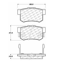 Centric C-Tek Ceramic Brake Pads 103.05360