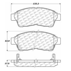 Centric C-Tek Ceramic Brake Pads 103.05620