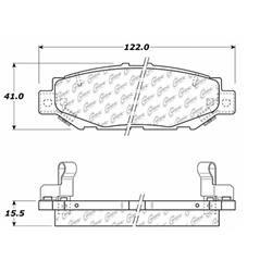 Centric C-Tek Ceramic Brake Pads 103.05720
