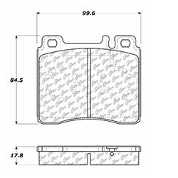 Centric C-Tek Ceramic Brake Pads 103.05770