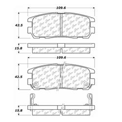 Centric C-Tek Ceramic Brake Pads 103.05800