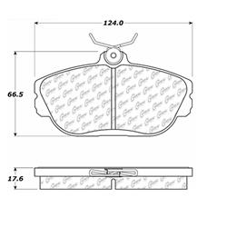 Centric C-Tek Ceramic Brake Pads 103.06010
