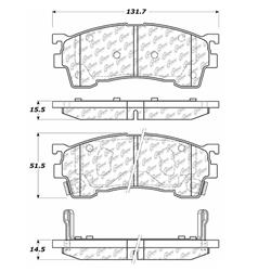 Centric C-Tek Ceramic Brake Pads 103.06370