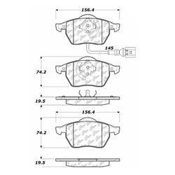 Centric C-Tek Ceramic Brake Pads 103.06871