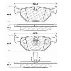 Centric C-Tek Ceramic Brake Pads 103.06921
