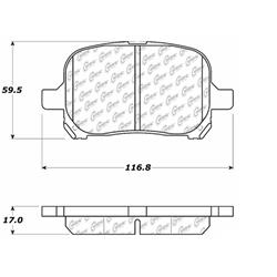 Centric C-Tek Ceramic Brake Pads 103.07070