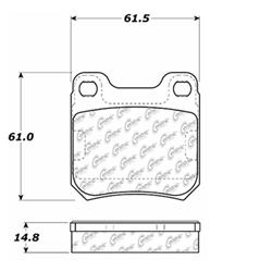 Centric C-Tek Ceramic Brake Pads 103.07090