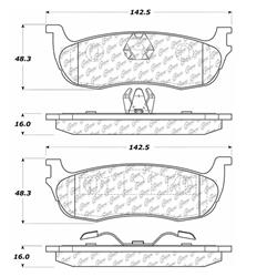 Centric C-Tek Ceramic Brake Pads 103.07110