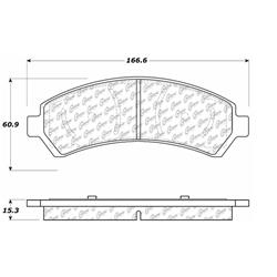 Centric C-Tek Ceramic Brake Pads 103.07260