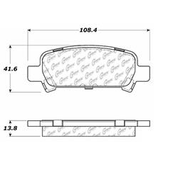 Centric C-Tek Ceramic Brake Pads 103.07700