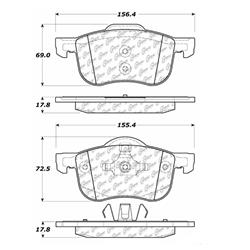 Centric C-Tek Ceramic Brake Pads 103.07940