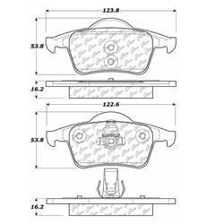 Centric C-Tek Ceramic Brake Pads 103.07950