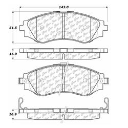 Centric C-Tek Ceramic Brake Pads 103.07970