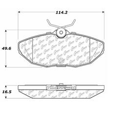 Centric C-Tek Ceramic Brake Pads 103.08060