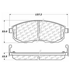 Centric C-Tek Ceramic Brake Pads 103.08151