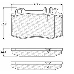 Centric C-Tek Ceramic Brake Pads 103.08470