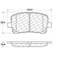 Centric C-Tek Ceramic Brake Pads 103.09230