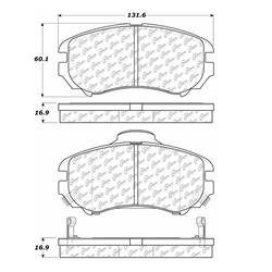 Centric C-Tek Ceramic Brake Pads 103.09240