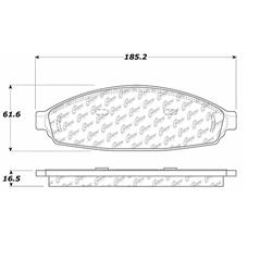 Centric C-Tek Ceramic Brake Pads 103.09310