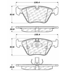Centric C-Tek Ceramic Brake Pads 103.09460