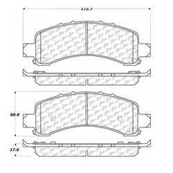Centric C-Tek Ceramic Brake Pads 103.09741