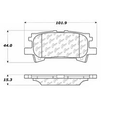 Centric C-Tek Ceramic Brake Pads 103.09960