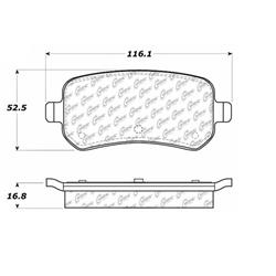 Centric C-Tek Ceramic Brake Pads 103.10210