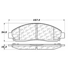 Centric C-Tek Ceramic Brake Pads 103.10390