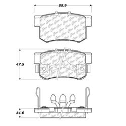 Centric C-Tek Ceramic Brake Pads 103.10860