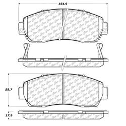 Centric C-Tek Ceramic Brake Pads 103.10890