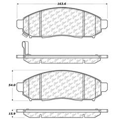Centric C-Tek Ceramic Brake Pads 103.10940