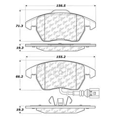 Centric C-Tek Ceramic Brake Pads 103.11070