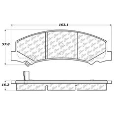 Centric C-Tek Ceramic Brake Pads 103.11590