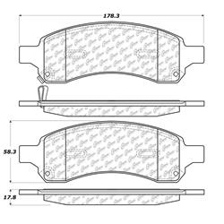 Centric C-Tek Ceramic Brake Pads 103.11690