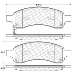 Centric C-Tek Ceramic Brake Pads 103.11691