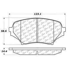 Centric C-Tek Ceramic Brake Pads for 2006-2015 MX-5 MIATA - 103.11790