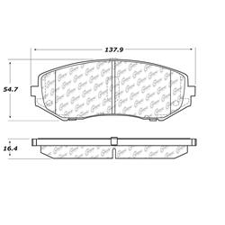 Centric C-Tek Ceramic Brake Pads for 2006-2013 GRAND VITARA - 103.11880