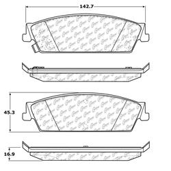 Centric C-Tek Ceramic Brake Pads 103.11940