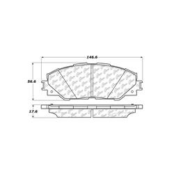Centric C-Tek Ceramic Brake Pads 103.12110