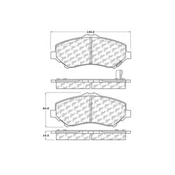 Centric C-Tek Ceramic Brake Pads 103.12730
