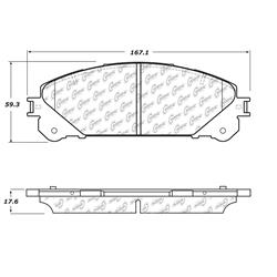 Centric C-Tek Ceramic Brake Pads 103.13240