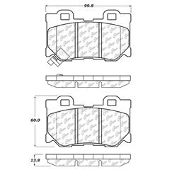 Centric C-Tek Ceramic Brake Pads 103.13470