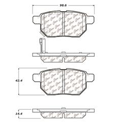 Centric C-Tek Ceramic Brake Pads 103.13540