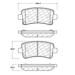 Centric C-Tek Ceramic Brake Pads 103.14300