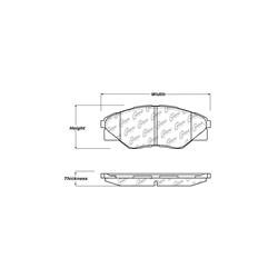 Centric C-Tek Ceramic Brake Pads 103.15230