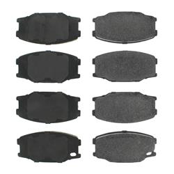 Centric Posi Quiet Semi-Metallic Brake Pads 104.07340