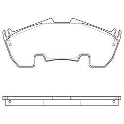 Centric Posi Quiet Semi-Metallic Brake Pads for 2009 SLR MCLAREN - 104.16350