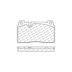 Centric Posi Quiet Semi-Metallic Brake Pads 104.16630