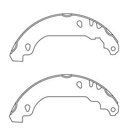 Centric Parts Brake Shoes 110.09420